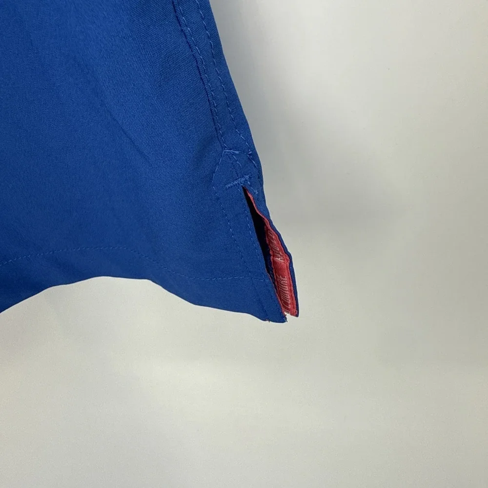 Med Couture Scrub Women's‎ Small Tall Straight Leg Pull-on Pants Royal Blue